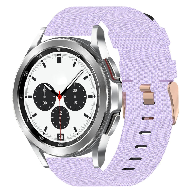 For Samsung Galaxy Watch4 Classic 42mm 20mm Nylon Woven Watch Band
