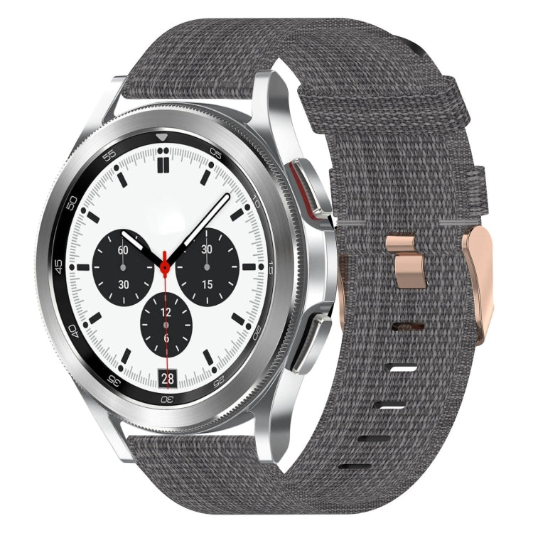 For Samsung Galaxy Watch4 Classic 42mm 20mm Nylon Woven Watch Band