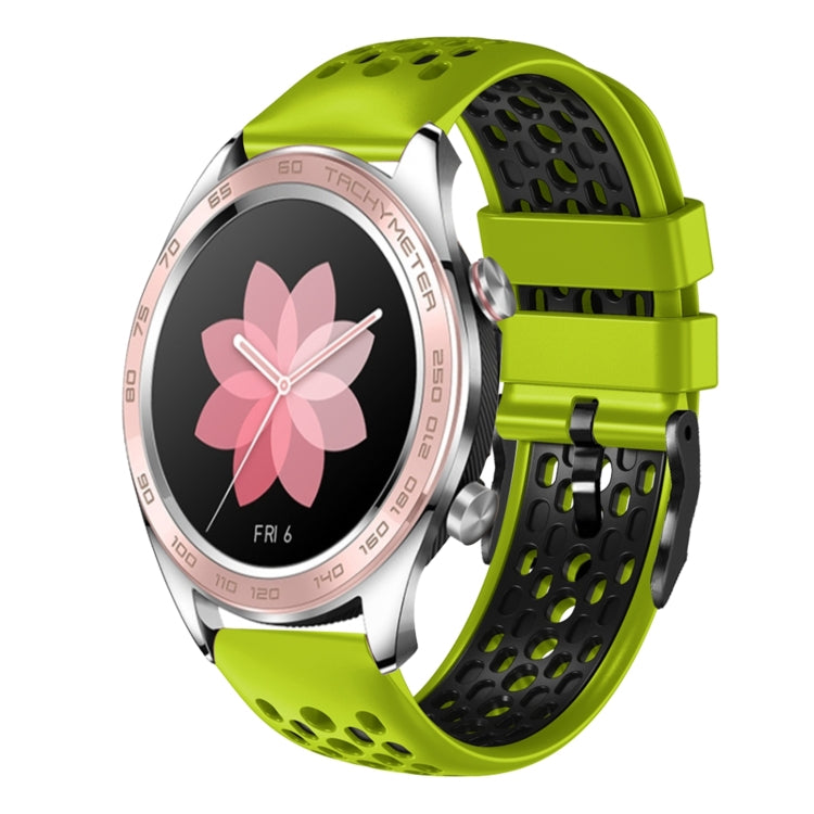 For Honor Watch Dream 22mm Two-Color Breathable Silicone Watch Band