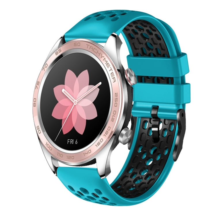 For Honor Watch Dream 22mm Two-Color Breathable Silicone Watch Band