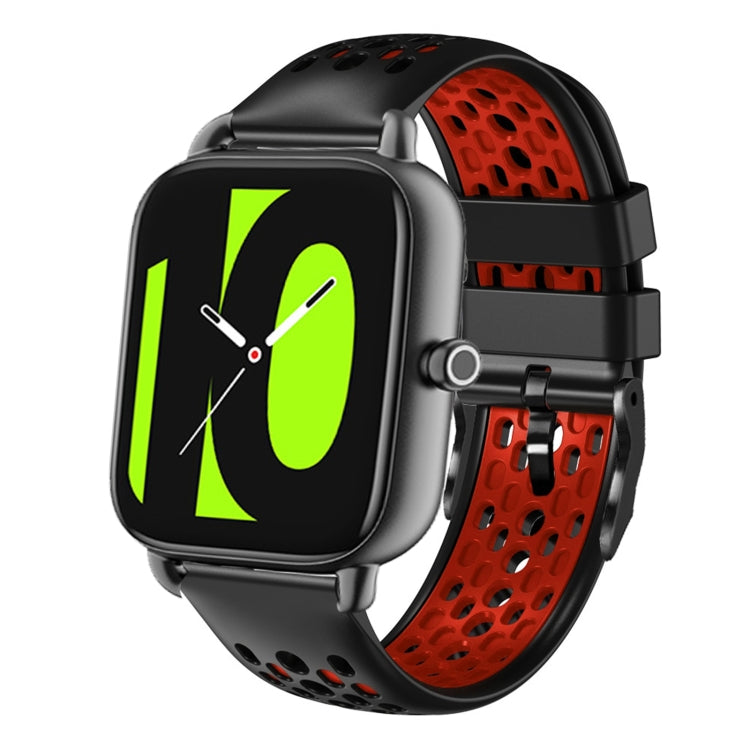 For Xiaomi Haylou RS4 LS12 22mm Two-Color Breathable Silicone Watch Band