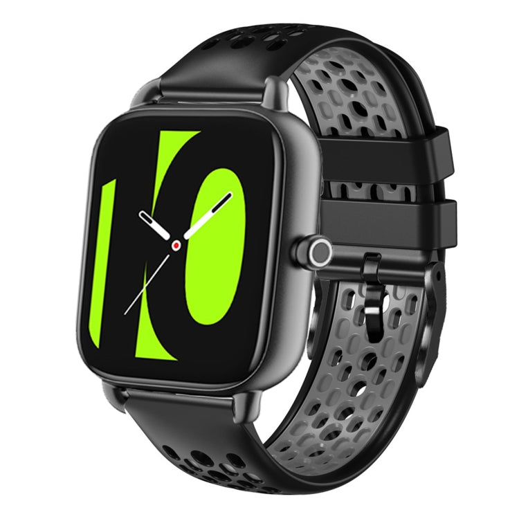 For Xiaomi Haylou RS4 LS12 22mm Two-Color Breathable Silicone Watch Band