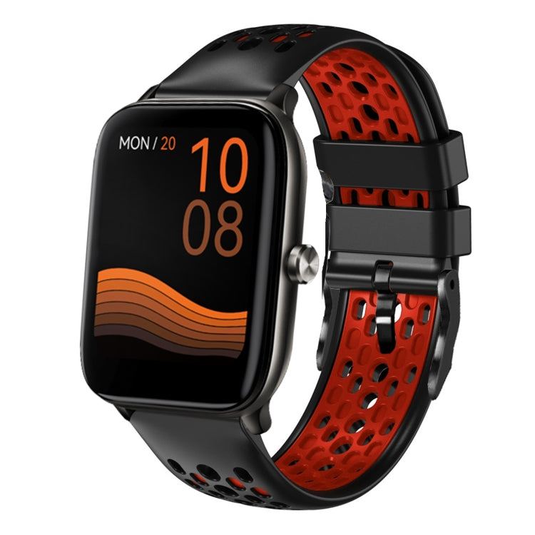 For Xiaomi Haylou GST LS09B 22mm Two-Color Breathable Silicone Watch Band
