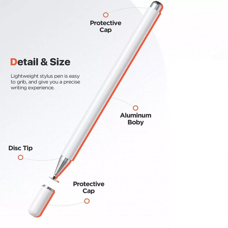 AT-29  High Accuracy Single Use Magnetic Suction Passive Capacitive Pen Mobile Phone Touch Stylus with 2 Pen Head