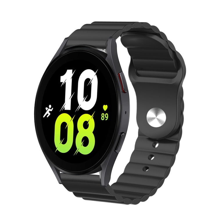 For Samsung Galaxy Watch 5 40mm 20mm Corrugated Silicone Watch Band
