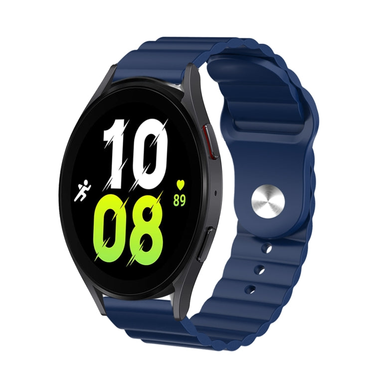 For Samsung Galaxy Watch 5 40mm 20mm Corrugated Silicone Watch Band