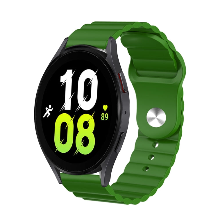 For Samsung Galaxy Watch 5 40mm 20mm Corrugated Silicone Watch Band