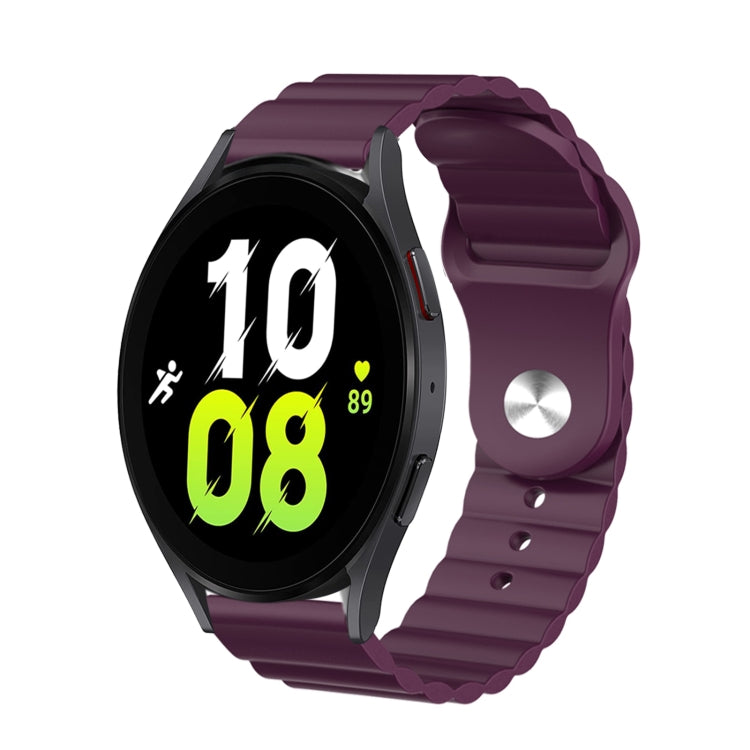 For Samsung Galaxy Watch 5 40mm 20mm Corrugated Silicone Watch Band