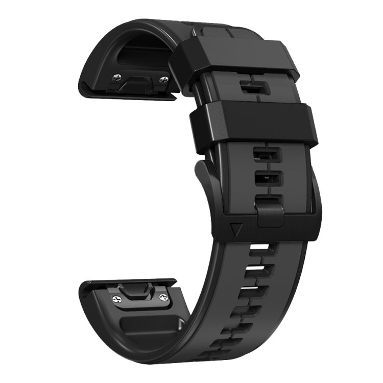 For Garmin Descent MK2 26mm Silicone Sports Two-Color Watch Band