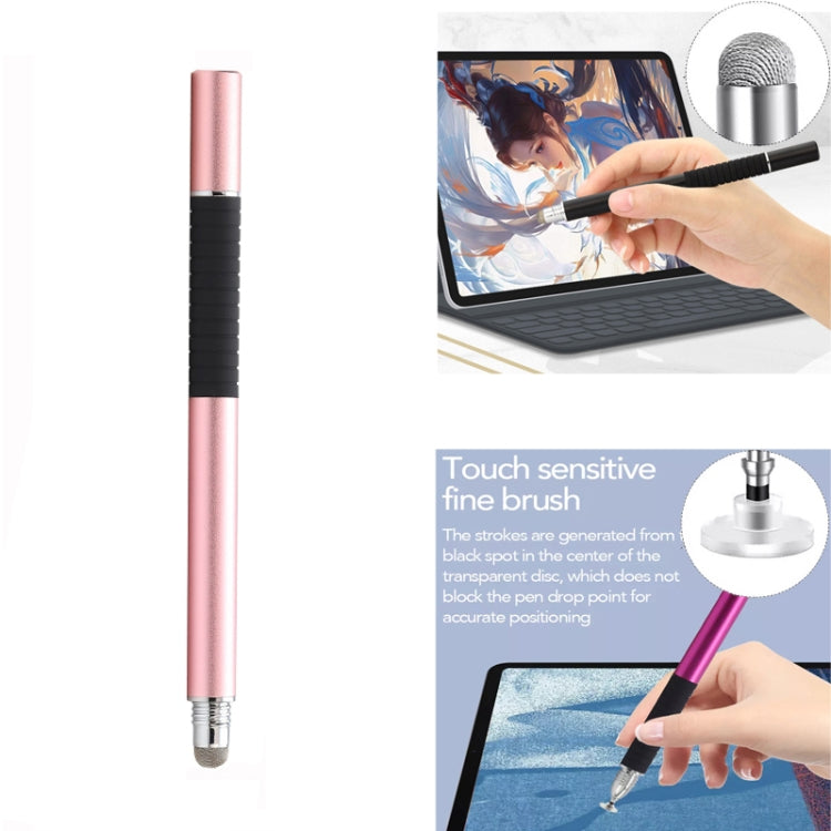 AT-31 Conductive Cloth Head + Precision Sucker Capacitive Pen Head 2-in-1 Handwriting Stylus with 2 Pen Head