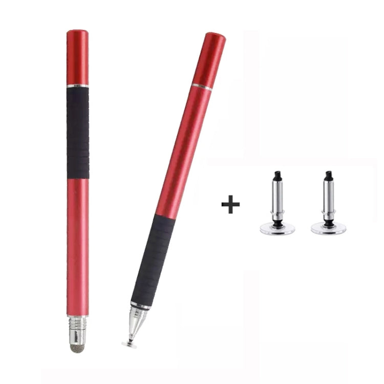 AT-31 Conductive Cloth Head + Precision Sucker Capacitive Pen Head 2-in-1 Handwriting Stylus with 2 Pen Head