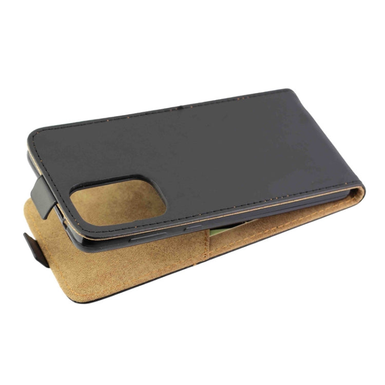 For Samsung Galaxy A33 5G Vertical Flip Leather Phone Case with Card Slot(Black)