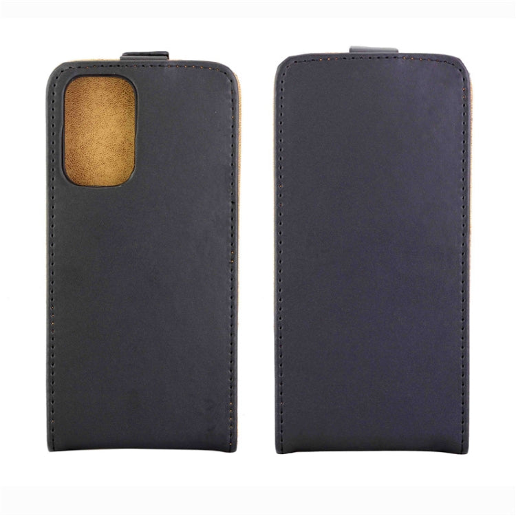 For Samsung Galaxy A53 5G Vertical Flip Leather Phone Case with Card Slot(Black)