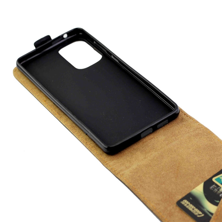 For Samsung Galaxy A53 5G Vertical Flip Leather Phone Case with Card Slot(Black)