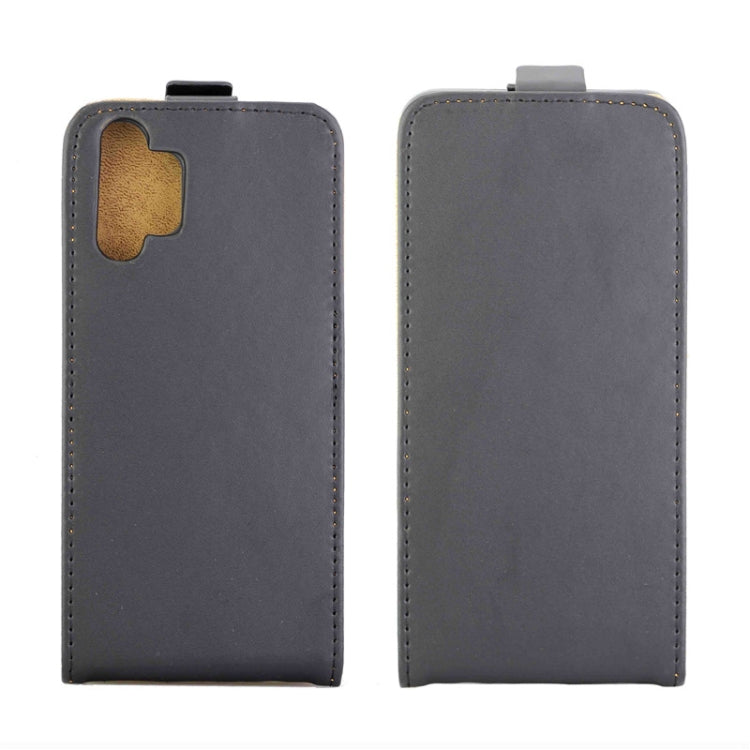 For Samsung Galaxy A13 4G Vertical Flip Leather Phone Case with Card Slot(Black)