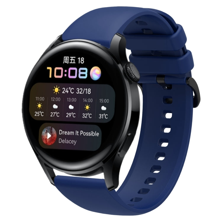 For Huawei Watch3 22mm Waterproof Sports Silicone Watch Band