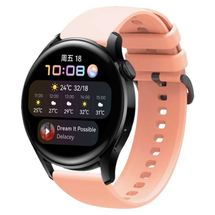 For Huawei Watch3 22mm Waterproof Sports Silicone Watch Band
