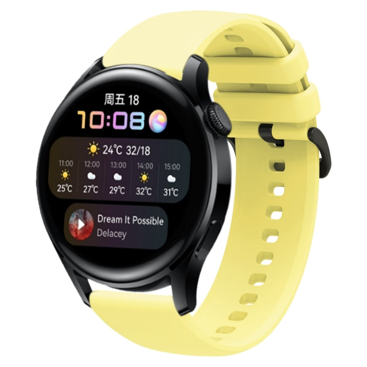 For Huawei Watch3 22mm Waterproof Sports Silicone Watch Band