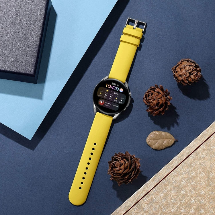For Huawei Watch3 22mm Waterproof Sports Silicone Watch Band