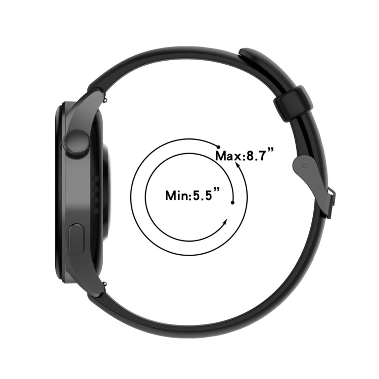 For Huawei Watch3 22mm Waterproof Sports Silicone Watch Band