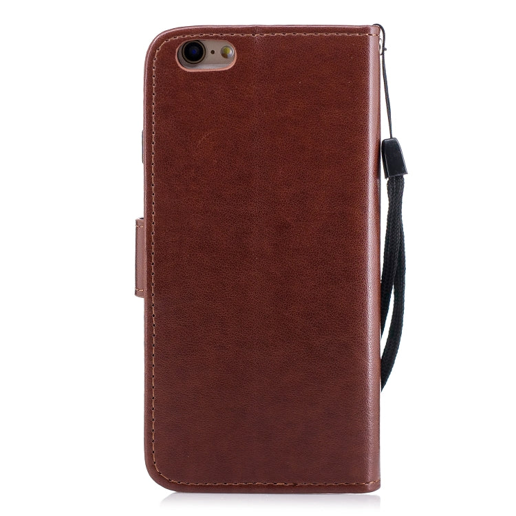 Plum Blossom Pattern Diamond Encrusted Leather Case for  iPhone 6 & 6s , with Holder & Card Slots