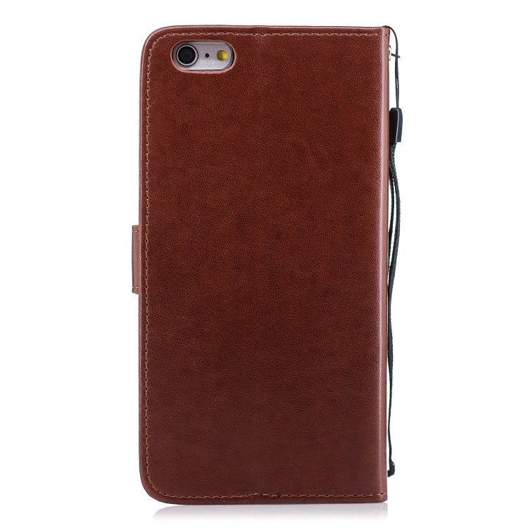 plum blossom Pattern Diamond Encrusted Leather Case for iPhone 6 Plus & 6s Plus , with Holder & Card Slots