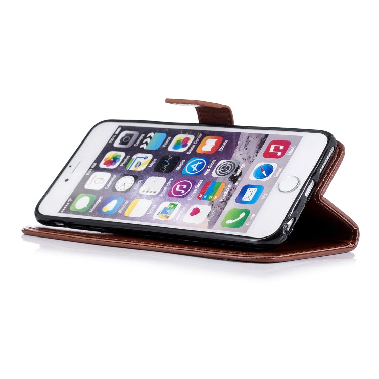plum blossom Pattern Diamond Encrusted Leather Case for iPhone 6 Plus & 6s Plus , with Holder & Card Slots