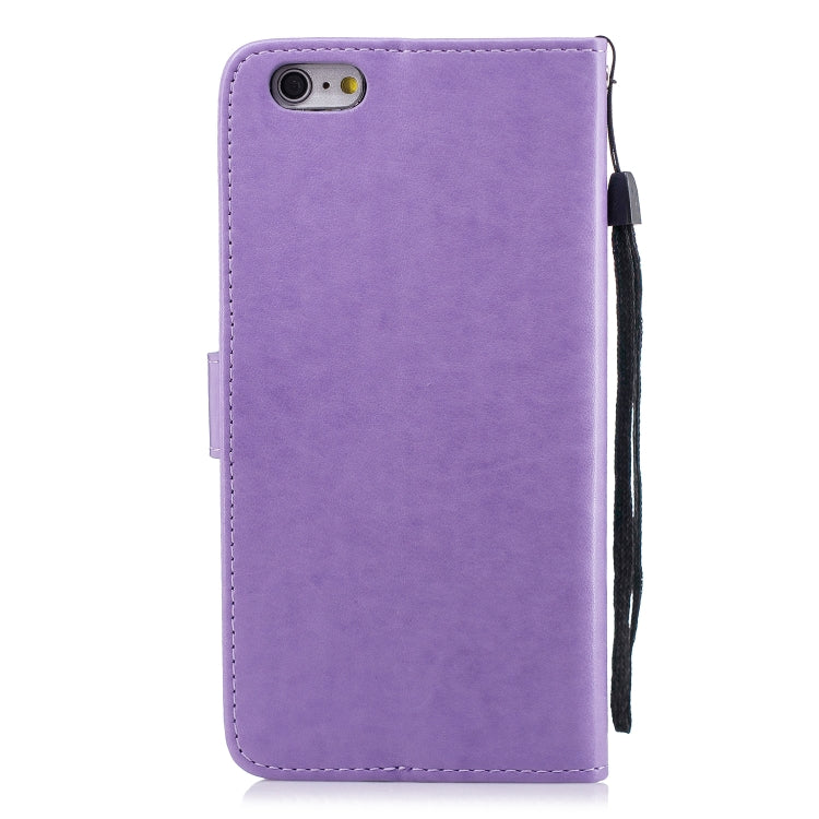 plum blossom Pattern Diamond Encrusted Leather Case for iPhone 6 Plus & 6s Plus , with Holder & Card Slots