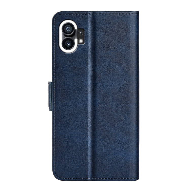For Nothine Phone 1 Dual-side Magnetic Buckle Leather Phone Case