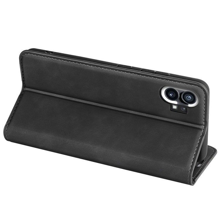 For Nothine Phone 1 Retro-skin Magnetic Suction Leather Phone Case