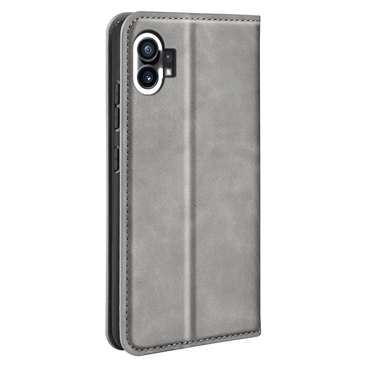 For Nothine Phone 1 Retro-skin Magnetic Suction Leather Phone Case