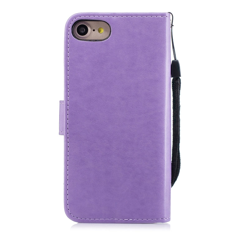 Plum Blossom Pattern Diamond Encrusted Leather Case for iPhone 7 , with Holder & Card Slots