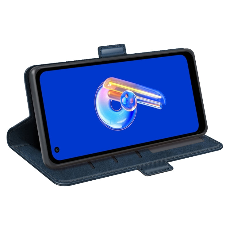 For Asus Zenfone 9 Dual-side Magnetic Buckle Horizontal Flip Leather Phone Case