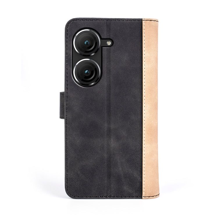 For Asus Zenfone 9 Stitching Horizontal Flip Leather Phone Case