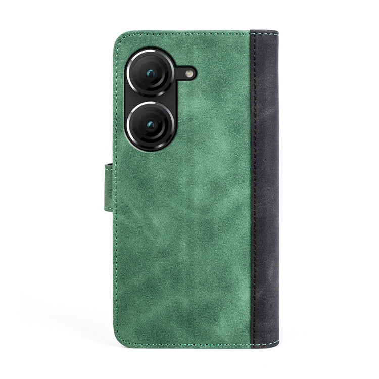 For Asus Zenfone 9 Stitching Horizontal Flip Leather Phone Case