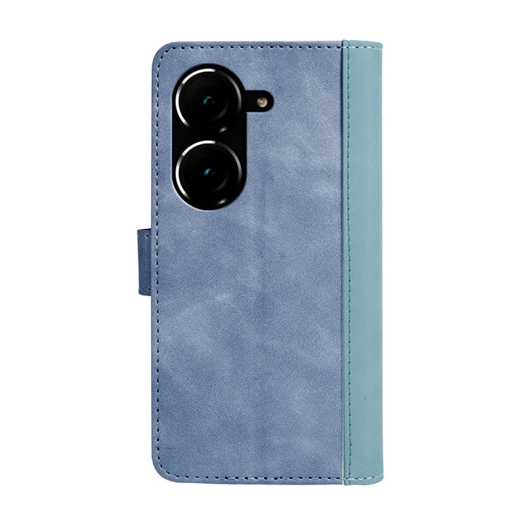 For Asus Zenfone 9 Stitching Horizontal Flip Leather Phone Case