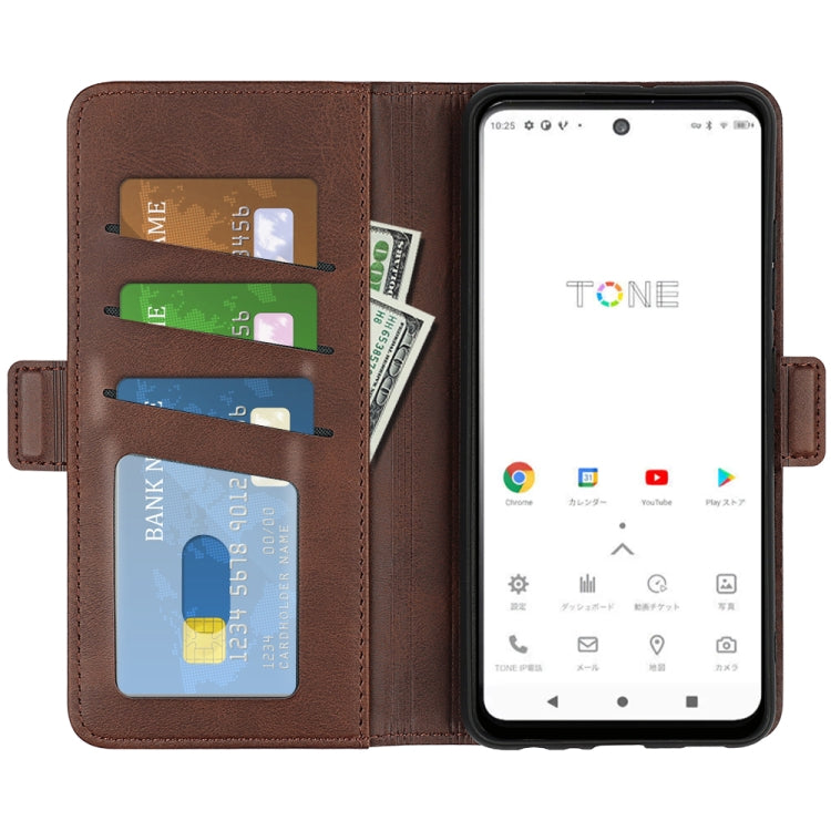 For Tone E22 Dual-side Magnetic Buckle Horizontal Flip Leather Phone Case