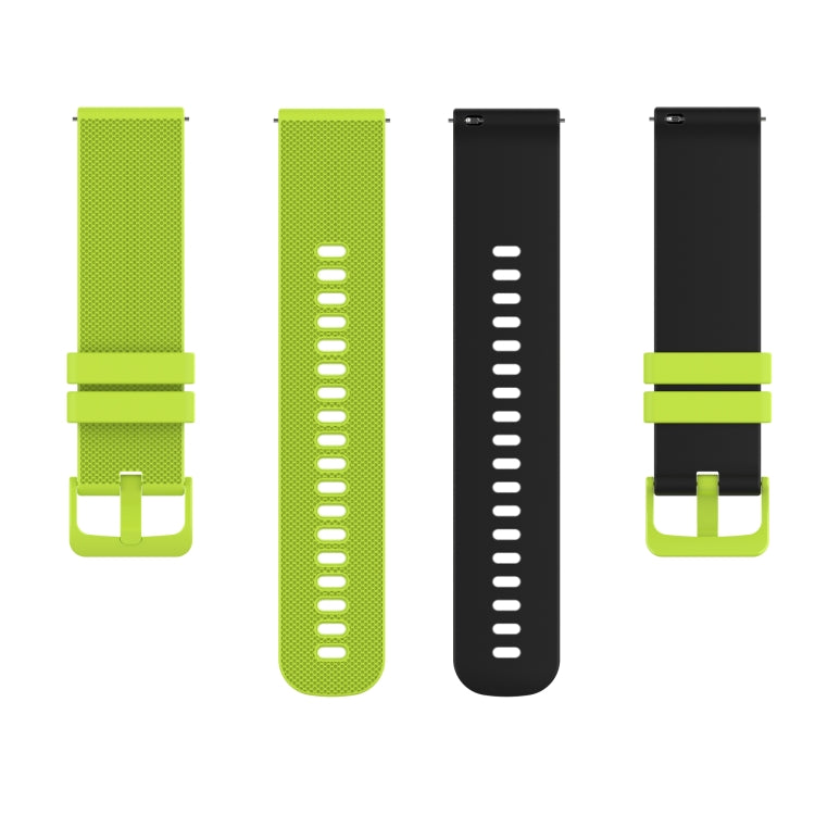 For Xiaomi Watch Sport 22mm Checkered Two-Color Silicone Watch Band