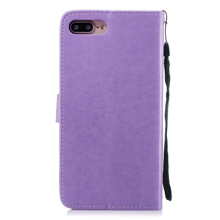 Plum Blossom Pattern Diamond Encrusted Leather Case with for iPhone 7 Plus , Holder & Card Slots