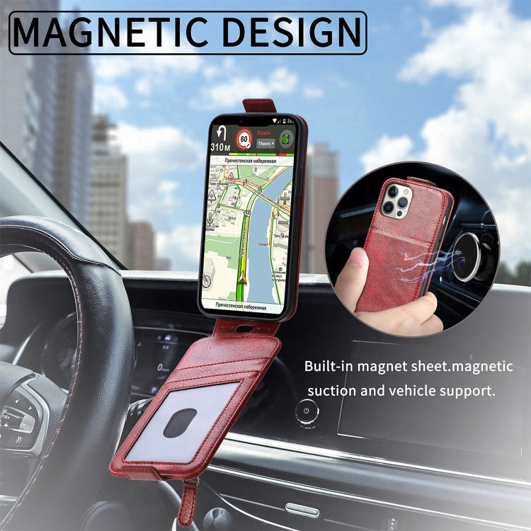 For iPhone 14 Plus  Zipper Wallet Vertical Flip Leather Phone Case