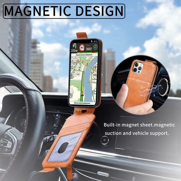 For iPhone 14 Pro Zipper Wallet Vertical Flip Leather Phone Case