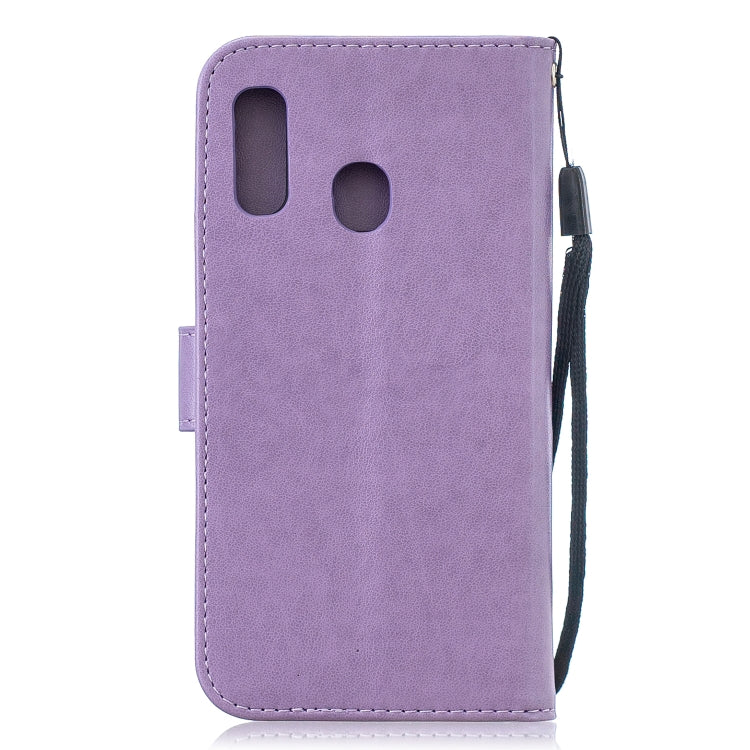 Plum Blossom Pattern Diamond Encrusted Leather Case for Galaxy A8 (2018) / A530  , with Holder & Card Slots