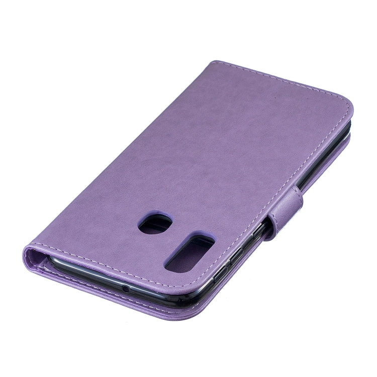 Plum Blossom Pattern Diamond Encrusted Leather Case for Galaxy A8 (2018) / A530  , with Holder & Card Slots