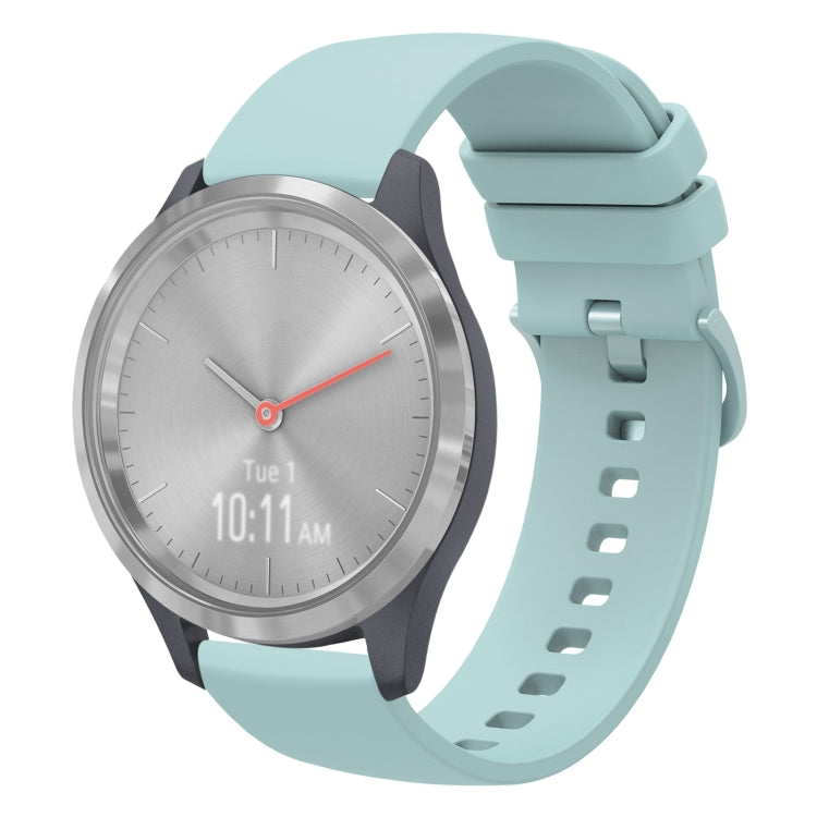 For Garmin Vivomove 3S 18mm Solid Color Soft Silicone Watch Band