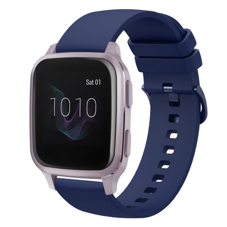 For Garmin Venu SQ 20mm Solid Color Soft Silicone Watch Band