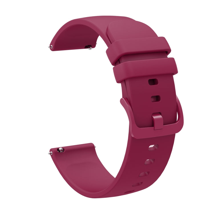 For Garmin Venu SQ 20mm Solid Color Soft Silicone Watch Band
