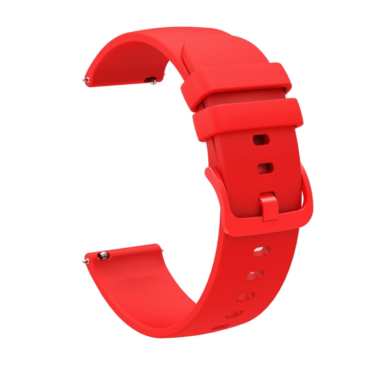 For Garmin Vivomove 3 20mm Solid Color Soft Silicone Watch Band