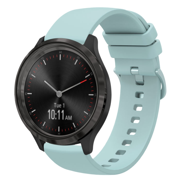 For Garminmove 3 20mm Solid Color Soft Silicone Watch Band