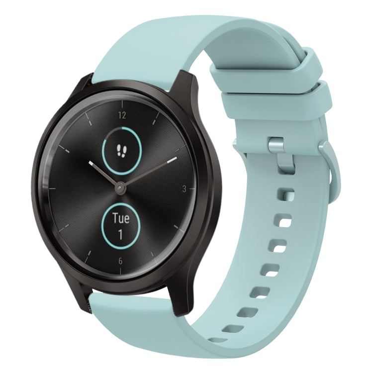 For Garmin Garminmove Style 20mm Solid Color Soft Silicone Watch Band