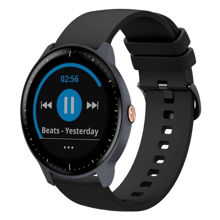 For Garmin Vivoactive3 Music 20mm Solid Color Soft Silicone Watch Band